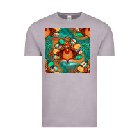 Vintage Zinc thanksgiving  turkey seamless pattern Vintage Tee - BundleAndBundleShop
