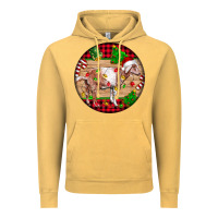 Vintage Mustard Nubian Goat Christmas Vintage Hoodie - LillyAllenDesigns