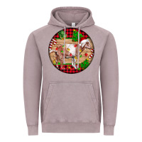 Vintage Zinc Nubian Goat Christmas Vintage Hoodie - LillyAllenDesigns