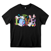 Black Love Nurse Easter Heavy Core Tee - OliviaCreatesArt
