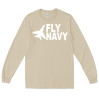 Mushroom fly navy Long Sleeve Tee - DesigneFamous