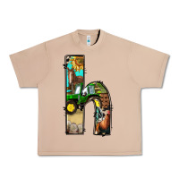 Burro farm life alphabet lowercase letters h Urban Heavy Tee - BundleAndBundleShop