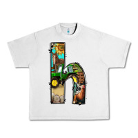 Lunar Rock farm life alphabet lowercase letters h Urban Heavy Tee - BundleAndBundleShop