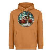 Meerkat Barn Christmas Heavyweight Hoodie - RanaPortraitStore