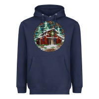 Barn Christmas Heavyweight Hoodie | Teevron