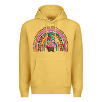 Antique Gold teacher gnome rainbow Premium Hoodie - Artiststas