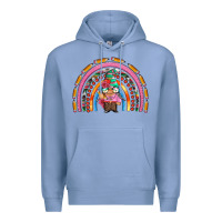 Colony Blue teacher gnome rainbow Premium Hoodie - Artiststas
