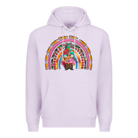 Lilac teacher gnome rainbow Premium Hoodie - Artiststas