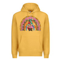 Mustard teacher gnome rainbow Premium Hoodie - Artiststas
