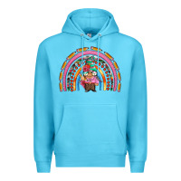 Ocean Blue teacher gnome rainbow Premium Hoodie - Artiststas