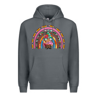 Rock teacher gnome rainbow Premium Hoodie - Artiststas