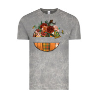 Cloud Rock customize floral pumpkin Vintage Tee - BundleAndBundleShop