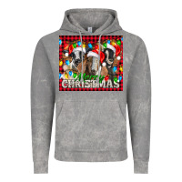Cloud Rock Merry Christmas  With Goats Vintage Hoodie - LillyAllenDesigns