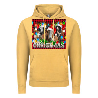 Merry Christmas  With Goats Vintage Hoodie | Teevron