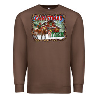 Chestnut Christmas On The Farm Premium Sweatshirt - RanaPortraitStore