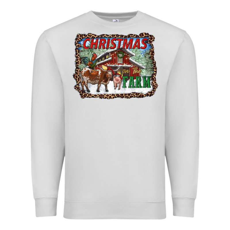 Christmas On The Farm Premium Sweatshirt by RanaPortraitStore | Teevron