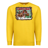 Lemon Christmas On The Farm Premium Sweatshirt - RanaPortraitStore