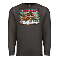 Smoke Christmas On The Farm Premium Sweatshirt - RanaPortraitStore