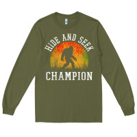 Army Green hide and seek champion Long Sleeve Tee - DesigneFamous