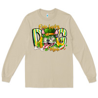 Mushroom st patricks day dog mom Long Sleeve Tee - CowhideDigitalArt