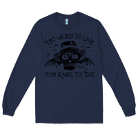 Navy hunter s thompson  fear and loathing in las vegas rare to die Long Sleeve Tee - DesigneFamous