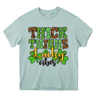 Arona St. Patrick's Thick thighs lucky vibes Heavy Core Tee - OliviaCreatesArt