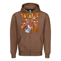 Chestnut orange galaxy sneaker girl afro woman Zipper Hoodie - RanaPortraitStore