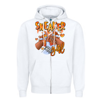 White orange galaxy sneaker girl afro woman Zipper Hoodie - RanaPortraitStore
