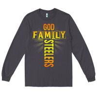 Smoke god family steeler shirt father's day gift tee t shirt Long Sleeve Tee - DesigneFamous