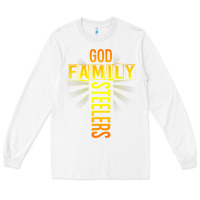 White god family steeler shirt father's day gift tee t shirt Long Sleeve Tee - DesigneFamous