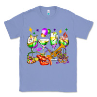 Colony Blue mardi gras wine glasses olivia Classic Tee - OliviaCreatesArt