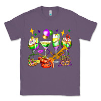 Lavender mardi gras wine glasses olivia Classic Tee - OliviaCreatesArt