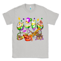 Moon Dust mardi gras wine glasses olivia Classic Tee - OliviaCreatesArt