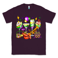 Plum mardi gras wine glasses olivia Classic Tee - OliviaCreatesArt