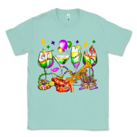 Seafoam mardi gras wine glasses olivia Classic Tee - OliviaCreatesArt