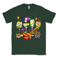 Sports Green mardi gras wine glasses olivia Classic Tee - OliviaCreatesArt