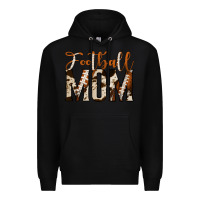 Black football mom Premium Hoodie - Jasminsmagicworld