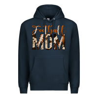 Navy football mom Premium Hoodie - Jasminsmagicworld