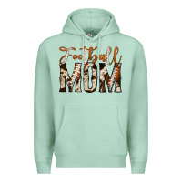 Seafoam football mom Premium Hoodie - Jasminsmagicworld