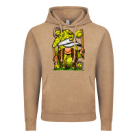 Vintage Coffee softball gnome Vintage Hoodie - SublimationCraftShop