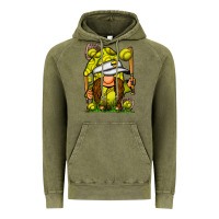 Vintage Olive softball gnome Vintage Hoodie - SublimationCraftShop