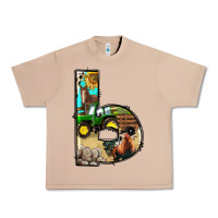 Burro farm life alphabet lowercase letters b Urban Heavy Tee - BundleAndBundleShop