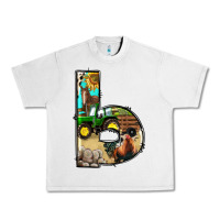Lunar Rock farm life alphabet lowercase letters b Urban Heavy Tee - BundleAndBundleShop