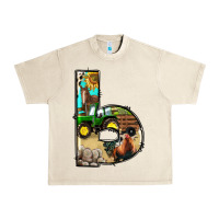 Sandshell farm life alphabet lowercase letters b Urban Heavy Tee - BundleAndBundleShop
