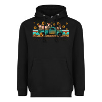 Black western animals truck Heavyweight Hoodie - Jasminsmagicworld