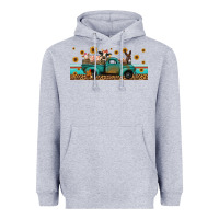 Heather Grey western animals truck Heavyweight Hoodie - Jasminsmagicworld