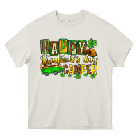 Cream St. Patrick's Happy St. Patrick's Day camper Heavy Core Tee - OliviaCreatesArt