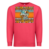 Cardinal sunflowers hexagon frame mama Premium Sweatshirt - Jasminsmagicworld