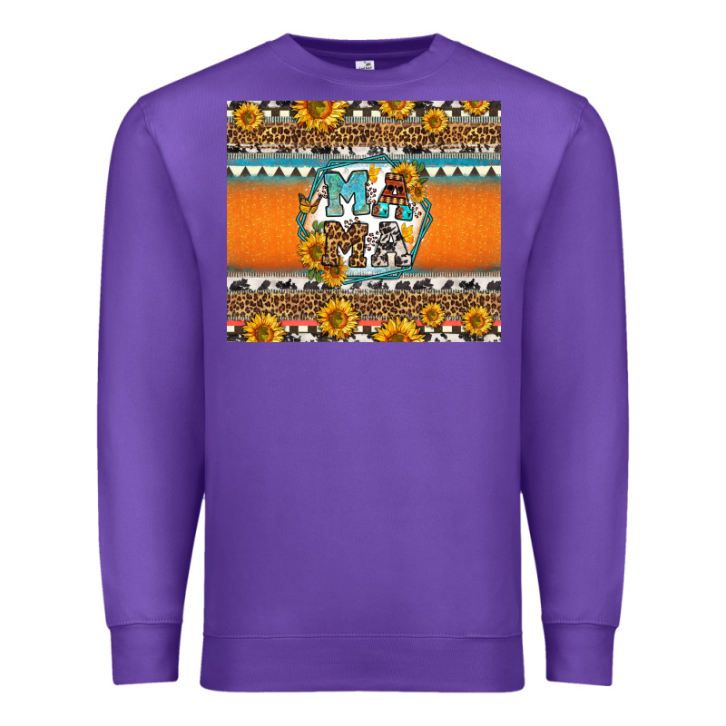 Sunflowers Hexagon Frame Mama Premium Sweatshirt by Jasminsmagicworld | Teevron