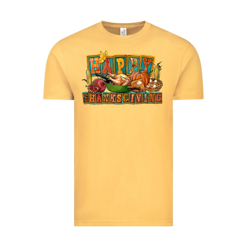 Happy Thanksgiving Vintage Tee by FaDigitalArtStudio | Teevron